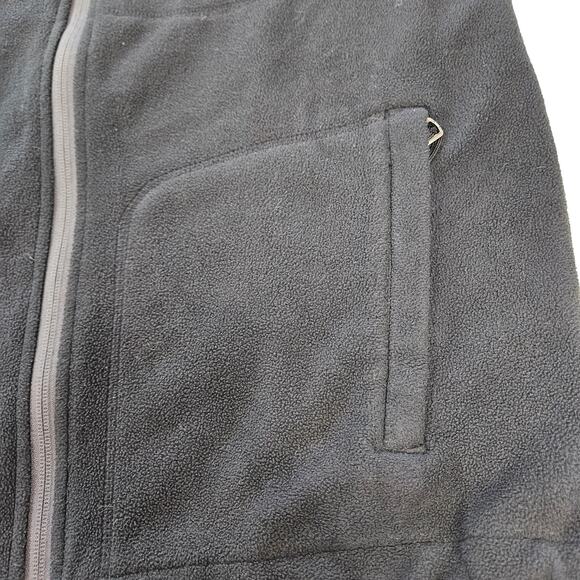 Columbia Men's Fleece Vest Black Zip Up Size Medium - Picture 4 of 9